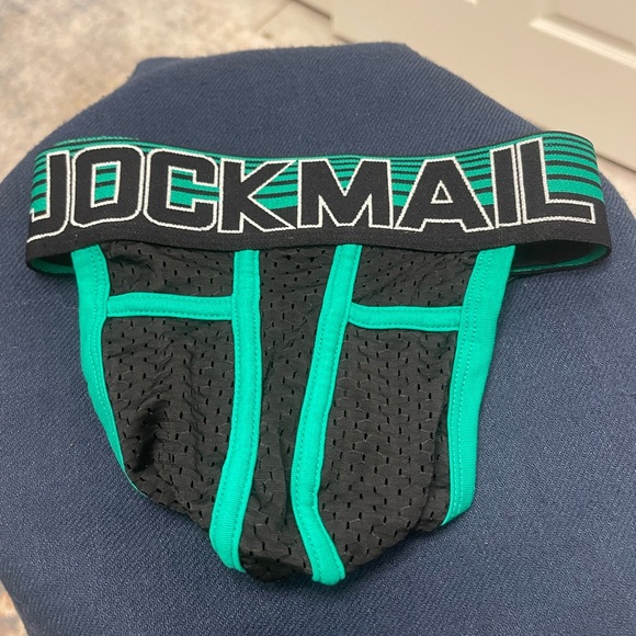 Other - Men's Black and Green sexy jockstrap